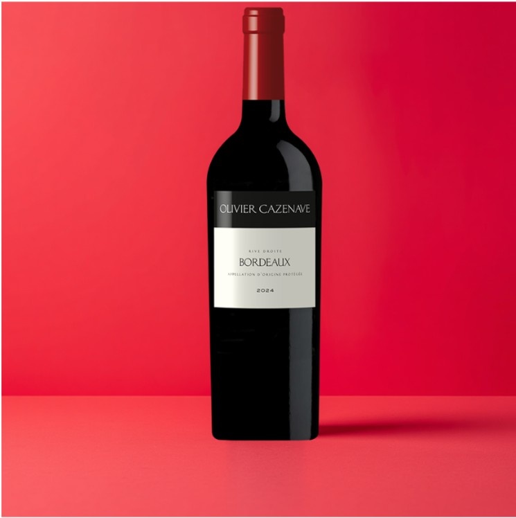 Bouteille de vin Bordeaux 2024