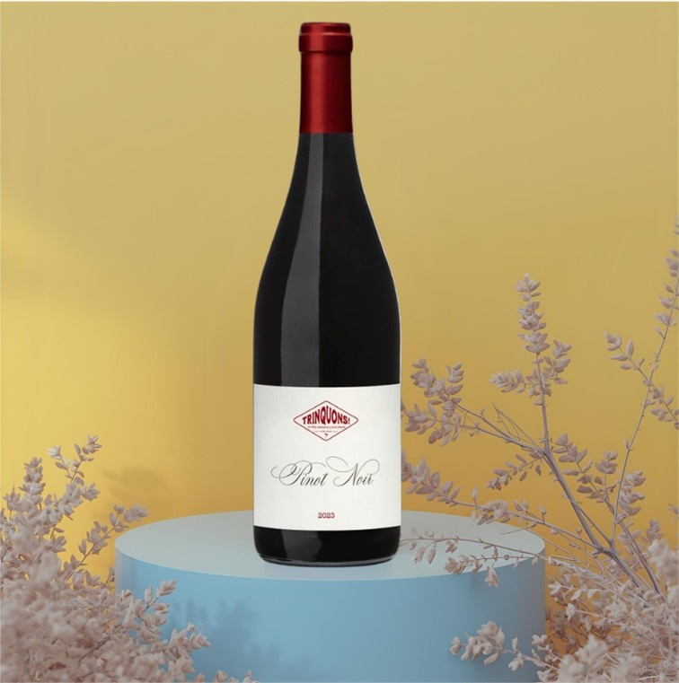 Bouteille de vin Pinot Noir
